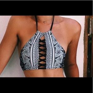 Bikini halter top
